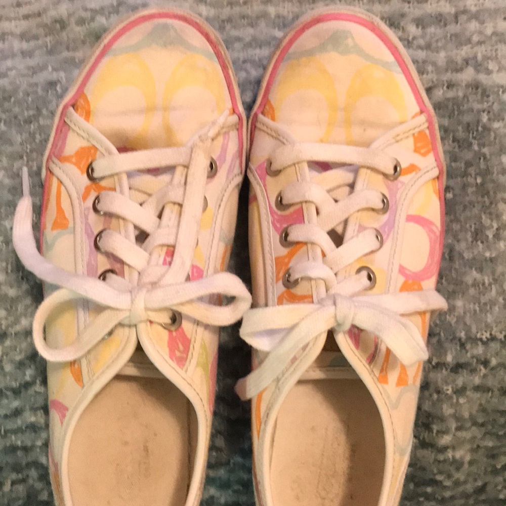 Coach tennis shoes🌸Size 8